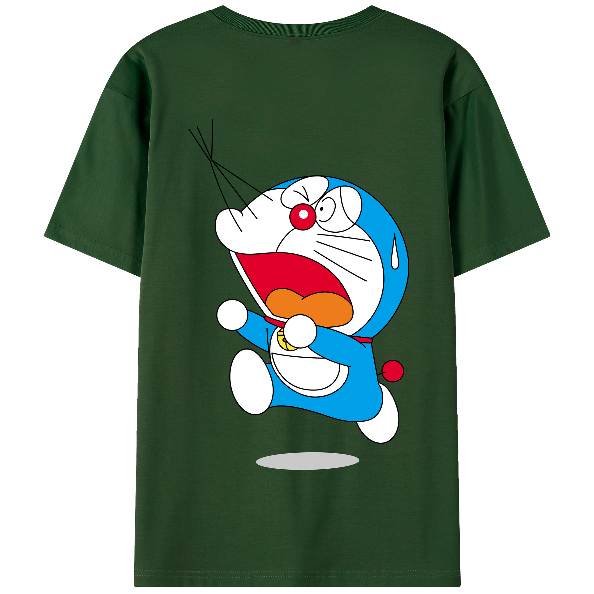 （画像用） ドラえもん Doraemon 綿100％半袖Tシャツ（背面プリント）